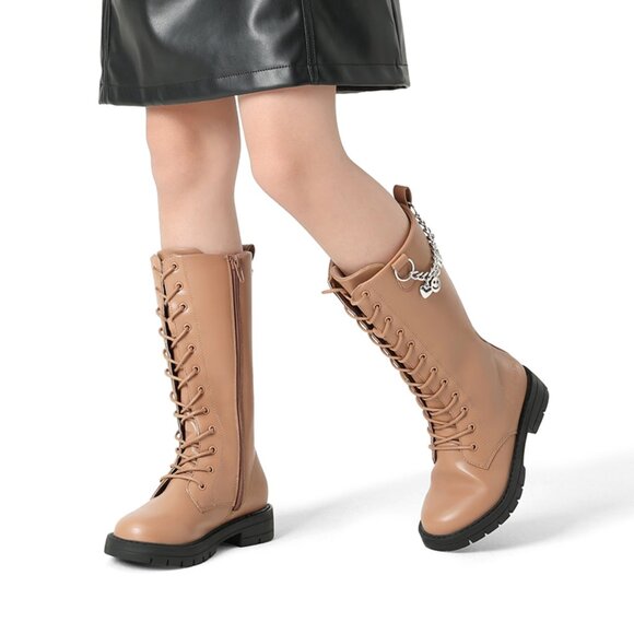 Girls Non-Slip Knee High Riding Boots, Size (11) - Picture 1 of 8